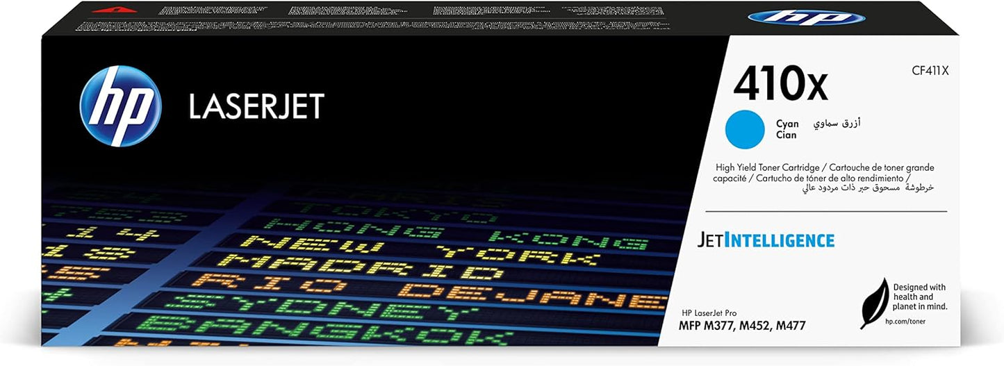 HP 410X Tonerkartusche, Cyan