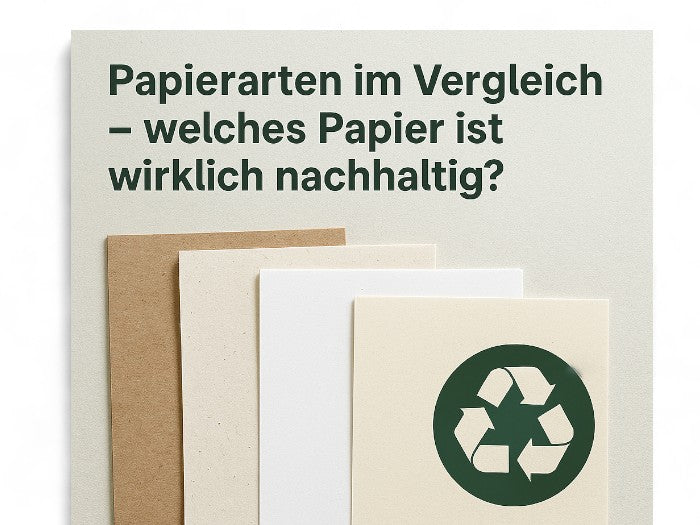 Papierarten im Vergleich – welches Papier ist wirklich nachhaltig?