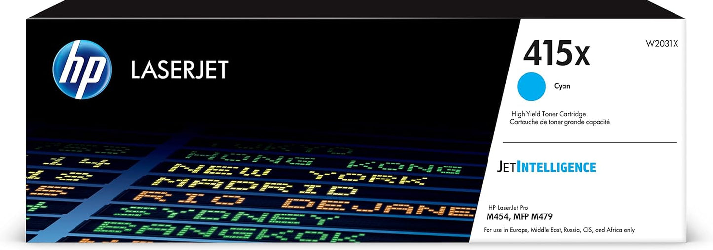 HP 415X LaserJet Tonerkartusche, Cyan