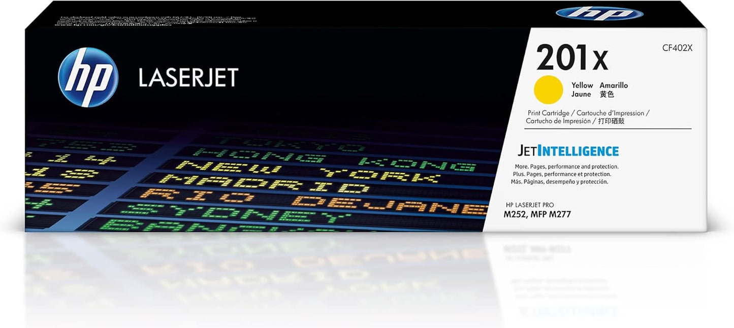 HP 201X Tonerkartusche, Gelb