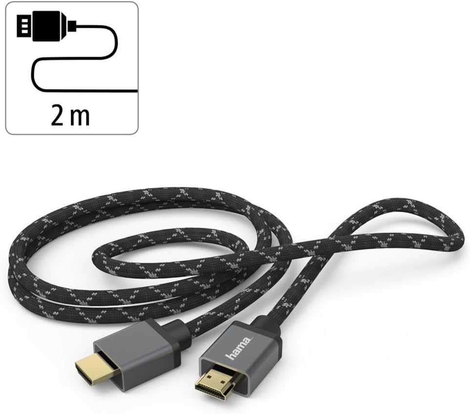 Hama Premium HDMI Kabel 2 Meter Ultra High Speed